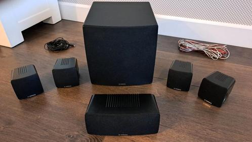 Yamaha 5.1 surround luidsprekerset incl subwoofer, Audio, Tv en Foto, Luidsprekers, Zo goed als nieuw, Overige typen, Overige merken