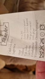 2 Schapenwol matrasbeschermer onderdeken wol 80 x 200, Ophalen, Eenpersoons, Wit, Overige typen