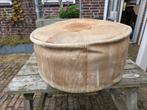 Vintage poef, Ophalen of Verzenden, Rond, Minder dan 50 cm, Minder dan 50 cm