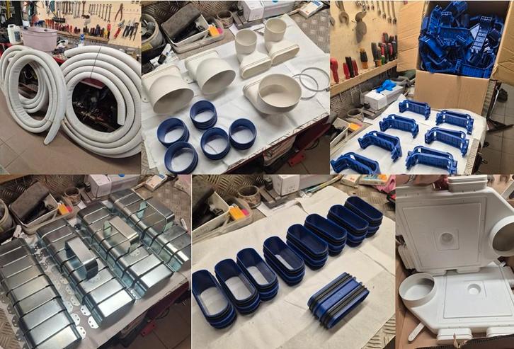 Renson Easyflex ventilatie onderdelen, Doe-het-zelf en Verbouw, Ventilatie en Afzuiging, Nieuw, Ophalen