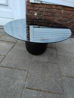 Mooie design salontafel ( 65 cm diameter  hoogte 33 cm ), Minder dan 50 cm, Glas, Gebruikt, Ophalen of Verzenden