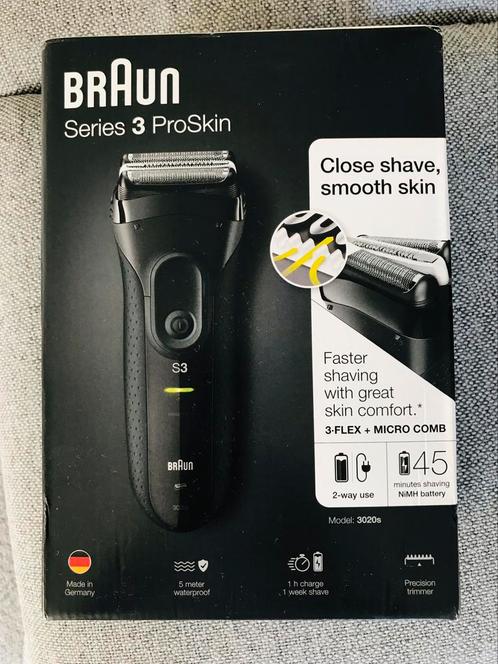 Nieuw Braun Scheerapparaat Series 3 3020s Proskin Geseald, Witgoed en Apparatuur, Persoonlijke-verzorgingsapparatuur, Nieuw, Scheren en Epileren