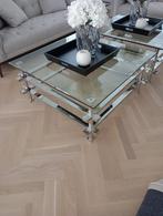 Eichholtz salontafel en bijzettafel set, 50 tot 100 cm, Eichholtz, Vierkant, Zo goed als nieuw