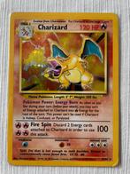 Charizard base set engels 4/102, Ophalen of Verzenden, Gebruikt, Losse kaart, Foil