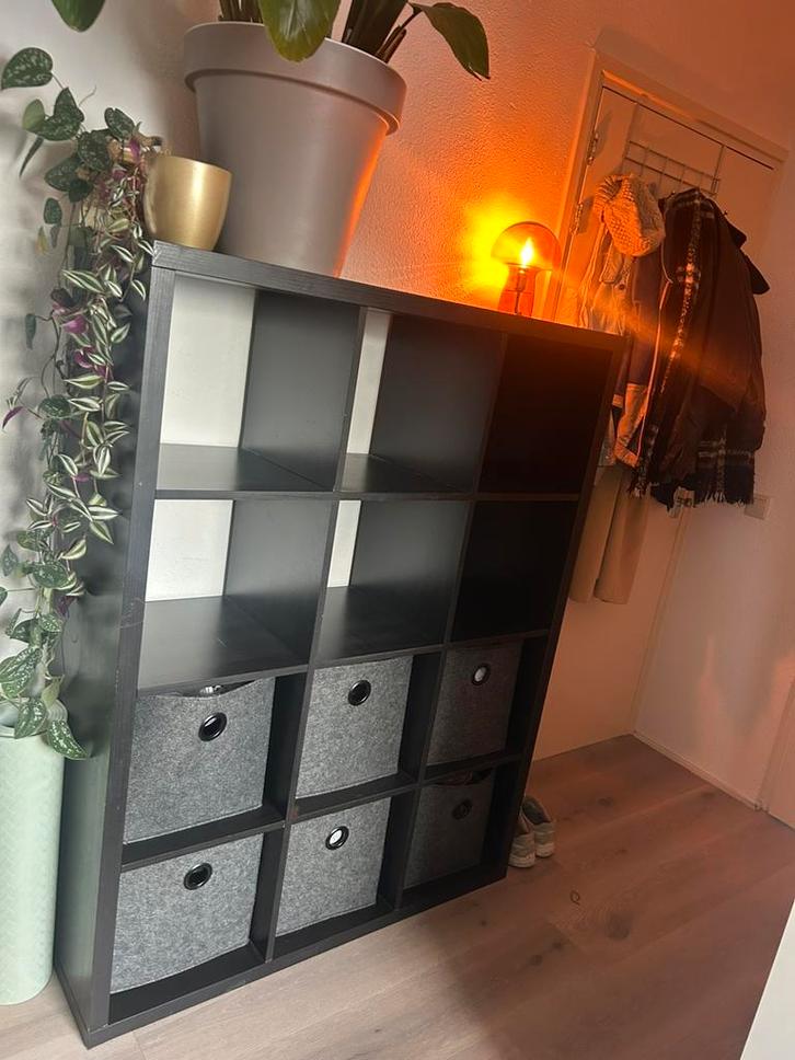 Ikea openkast incl manden, Huis en Inrichting, Kasten | Wandmeubels, Gebruikt, Minder dan 100 cm, Minder dan 150 cm, 25 tot 50 cm