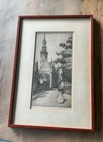 Mooie ets van Louis Heijmans, Antiek en Kunst, Kunst | Etsen en Gravures, Ophalen of Verzenden
