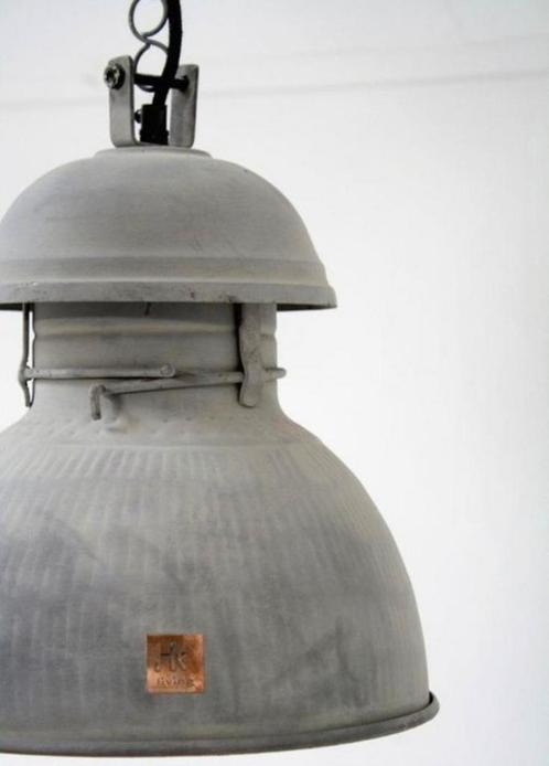 Industriële hanglamp HK living, Huis en Inrichting, Lampen | Hanglampen, Zo goed als nieuw, Minder dan 50 cm, Ophalen