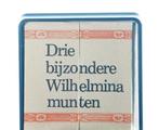 Nederland 3 bijzondere Wilhelmina-munten in doosje Uitgegeve, Postzegels en Munten, Munten | Nederland, Setje, Zilver, Koningin Wilhelmina