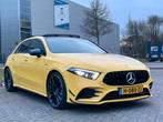 Mercedes-Benz A35 AMG 4MATIC | 2019 | Geel | Vol, Auto's, Mercedes-Benz, Automaat, Zwart, 2000 kg, Leder