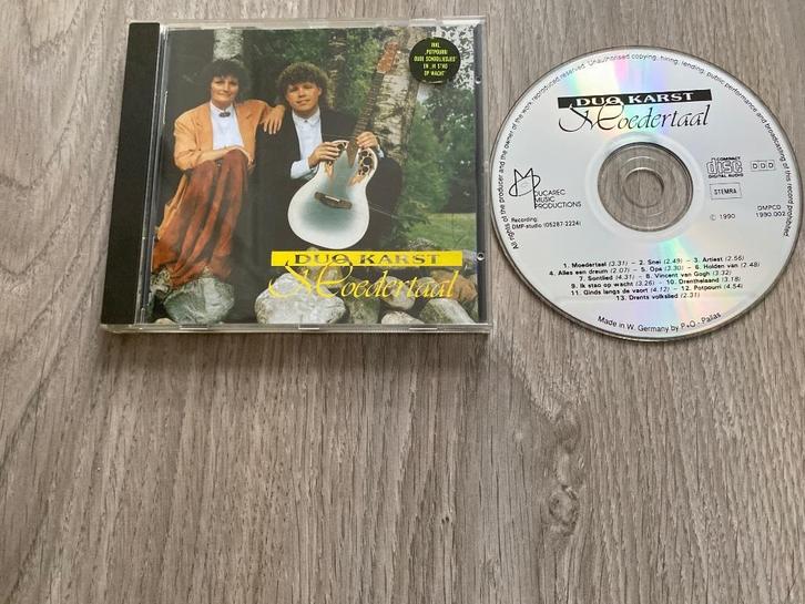 Duo Karst Moedertaal, Cd's en Dvd's, Cd's | Nederlandstalig, Zo goed als nieuw, Levenslied of Smartlap, Verzenden