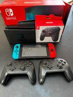 Nintendo switch met 2 pro controllers, Spelcomputers en Games, Spelcomputers | Nintendo Switch, Switch 2019 Upgrade, ., Met 2 controllers