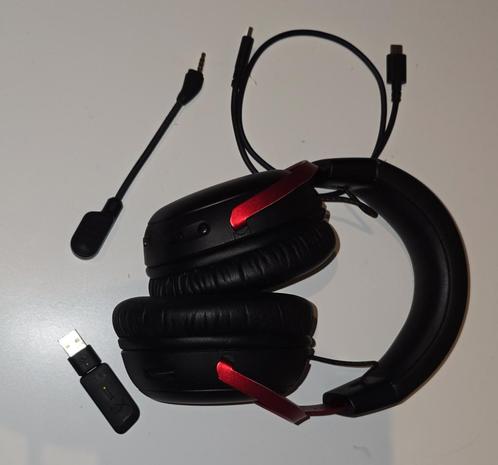 HyperX Cloud III Wireless, Computers en Software, Headsets, Zo goed als nieuw, Over-ear, Draadloos, Gaming headset, Mute-functie