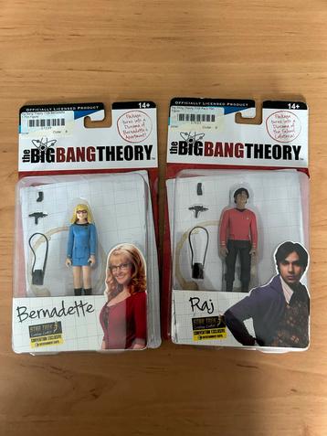 Big Bang Theory Bernadette & Raj Star Trek Actiefiguren beschikbaar voor biedingen