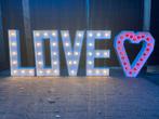 XL Lichtletters LOVE bruiloft, levensgrote spellen te HUUR, Hobby en Vrije tijd, Feestartikelen | Verhuur, Zo goed als nieuw, Ophalen