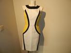 Class Cavalli abstracte zomerse/ voorjaars jurk IT 42, Verzenden, Wit, Zo goed als nieuw, Cavalli