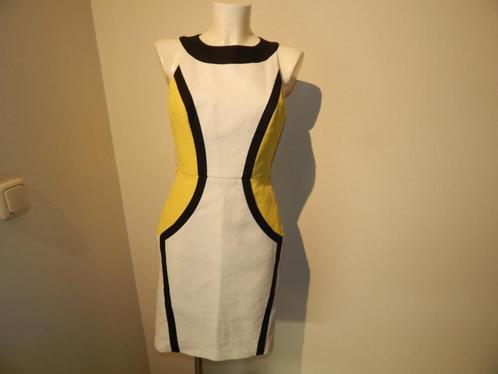Class Cavalli abstracte zomerse/ voorjaars jurk IT 42, Kleding | Dames, Jurken, Zo goed als nieuw, Maat 36 (S), Wit, Boven de knie