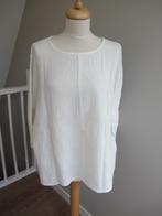 Blouse/top 42, wit, 3/4 vleermuismouw, paar x gedragen, Wit, Simple, Maat 42/44 (L), Ophalen of Verzenden