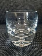 Krosno whiskyglas met luchtbel glas borrelglas design, Ophalen of Verzenden, Zo goed als nieuw