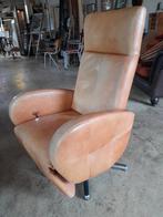 relax fauteuil leer, Huis en Inrichting, Fauteuils, Ophalen, Gebruikt, Leer
