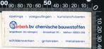 Sticker: Verberk Chemische Bouwstoffen - Langenboom, Verzamelen, Ophalen of Verzenden, Zo goed als nieuw, Bedrijf of Vereniging