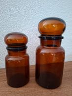 Apothekersfles / voorraadfles, 2 stuks, Ophalen of Verzenden