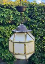 Hanglamp vintage facet geslepen, Gebruikt, Glas, Minder dan 50 cm, Deco, ca. 1920