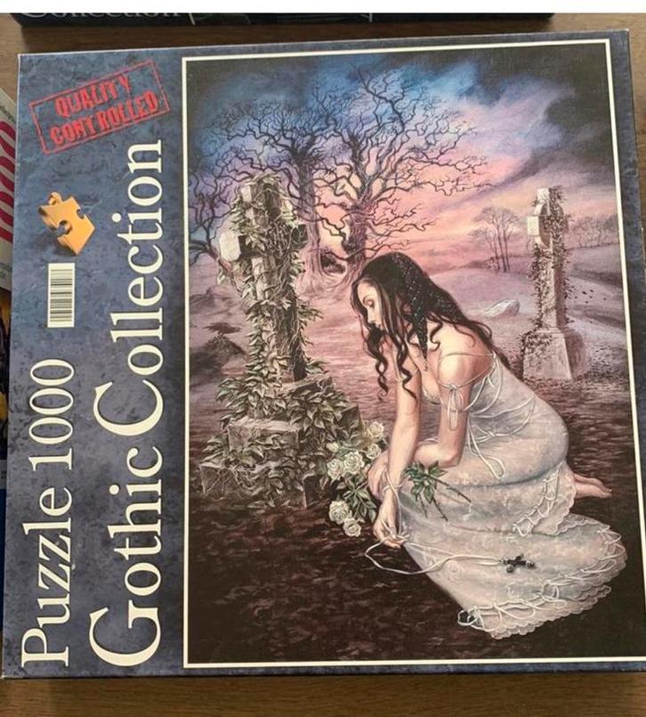Gothic Collection puzzels 1000 st diverse ZGAN, Hobby en Vrije tijd, Denksport en Puzzels, Zo goed als nieuw, Legpuzzel, 500 t/m 1500 stukjes