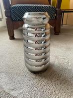 HK Living Chrome Vaas - Als Nieuw!, Huis en Inrichting, Woonaccessoires | Vazen, Overige kleuren, Aardewerk of Porselein, Ophalen of Verzenden