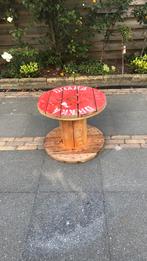 Salontafel biertafel bijzettafel industrieel, Ophalen, Gebruikt, Rond, 50 tot 100 cm