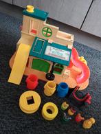 Sesamstraat huisje vintage, Kinderen en Baby's, Speelgoed | Fisher-Price, Ophalen, Zo goed als nieuw, Speelset