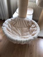 Katten hangmat/mand voor aan krabpaal. Beige/crème., Dieren en Toebehoren, Ophalen, Nieuw, Pluche