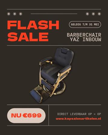 KORTING op Barberchair DSS YAZ normaal €799 nu €699!! ACTIE beschikbaar voor biedingen