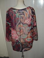 John Cabot transparant blouse maat M - driekwart mouw, Kleding | Dames, Blouses en Tunieken, John Cabot, Ophalen of Verzenden