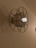 Koperen Wandlamp van Oude Draadspoel, Huis en Inrichting, Lampen | Wandlampen, Ophalen of Verzenden, Gebruikt, Metaal