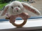 Rammelaar konijn roze wit merk Little Dutch Tiamo houten, Kinderen en Baby's, Speelgoed | Knuffels en Pluche, Ophalen of Verzenden