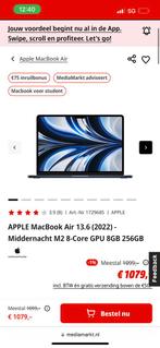 APPLE MacBook Air 13.6 (2022), Computers en Software, Apple Macbooks, Nieuw, Ophalen of Verzenden, 13 inch