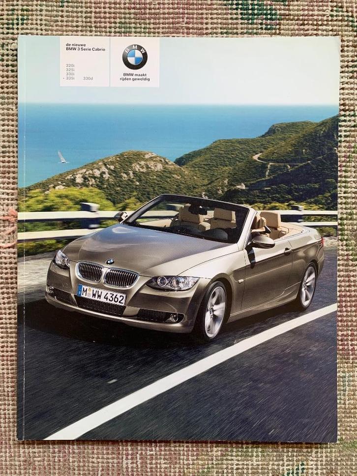 Dikke Nederlandstalige brochure BMW 3-serie cabrio E90 2007, Boeken, Auto's | Folders en Tijdschriften, Nieuw, BMW, Ophalen of Verzenden