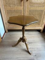 Bloemvormige Bijzettafel Japandi Stijl, Minder dan 55 cm, Gebruikt, Overige vormen, Hout
