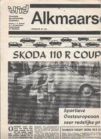 Overdruk test SKODA 110R / 110 R Coupé, Alkmaarse Krant 1962, Boeken, Auto's | Folders en Tijdschriften, Ophalen of Verzenden