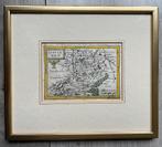 Antieke prent Zuid-Limburg, incl lijst 27x23 cm, Antiek en Kunst, Kunst | Schilderijen | Klassiek, Ophalen of Verzenden