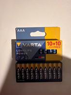 Varta AAA Batterijen - 20 stuks, Audio, Tv en Foto, Accu's en Batterijen, Ophalen, Nieuw, Oplaadbaar