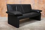 ZGANieuw zwarte leren Jori Linea design tweezitsbank, Huis en Inrichting, Banken | Bankstellen, Jori, Design, 150 tot 200 cm, Tweepersoons