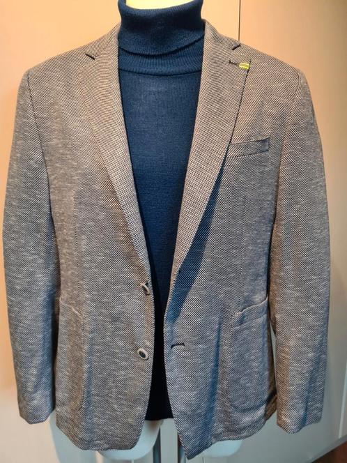 Benvenuto softblue soepele stof maat 54 €200 nu €65 vast, Kleding | Heren, Kostuums en Colberts, Nieuw, Maat 52/54 (L), Blauw