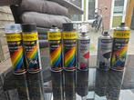 Motip spuitbussen,lak, verf, Doe-het-zelf en Verbouw, Verf, Beits en Lak, Minder dan 5 liter, Ophalen of Verzenden, Zo goed als nieuw