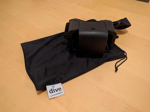 VR bril Durovis Dive, verstelbare hoofdband en lenzen, Spelcomputers en Games, Virtual Reality, Zo goed als nieuw, Telefoon, VR-bril