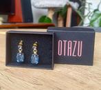 Otazu Montana Mini Pins oorbellen gold plated swarovski, Met kristal, Overige materialen, Nieuw, Ophalen of Verzenden