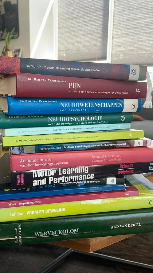 Boeken fysiotherapie, Boeken, Partijen en Verzamelingen, Zo goed als nieuw, Ophalen of Verzenden