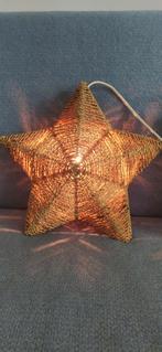 Vintage  grote Strala kersster, sisal, stoffen snoer, Ikea, Diversen, Ophalen of Verzenden, Zo goed als nieuw