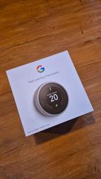 Nest Learning Thermostat V3 - Roestvrijstaal, Doe-het-zelf en Verbouw, Thermostaten, Ophalen of Verzenden, Slimme thermostaat