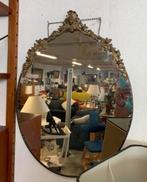 Vintage Spiegel brass messing barok spiegel jaren 70., Ophalen of Verzenden